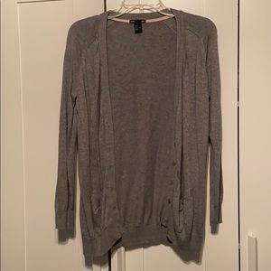 H&M Gray Cardigan Sweater